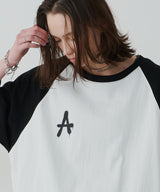 AIVER AラグランハーフスリーブTEE