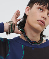 AIVER ランダムタイガーアイ2連ブレスレット