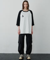 AIVER AラグランハーフスリーブTEE