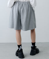 AIVER　スウェットワイドバギーショートパンツ