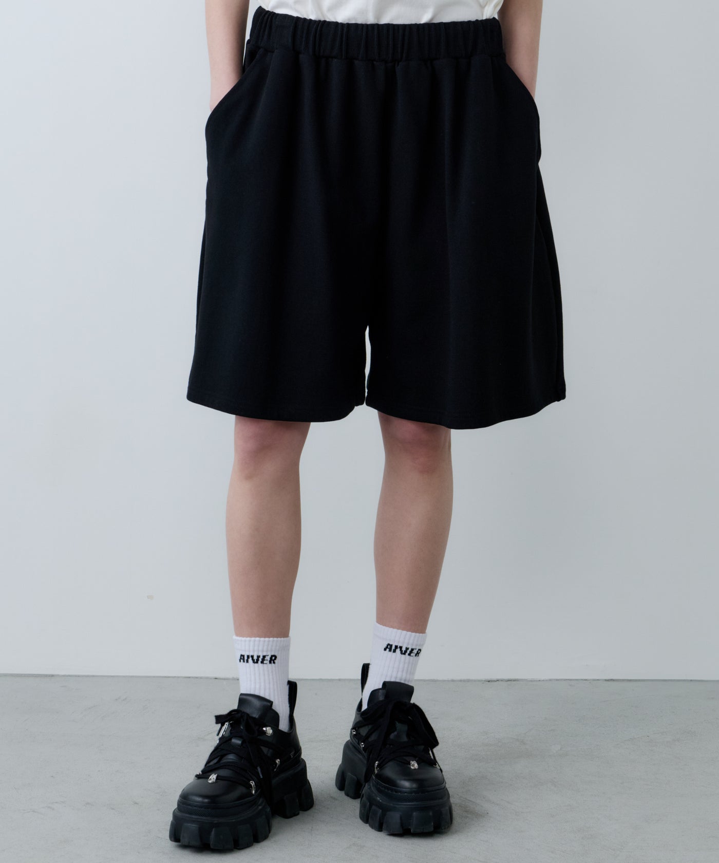 特別値下‼️✨A.P.C. スウェットショートパンツ✨ AIVER スウェットワイドバギーショートパンツ