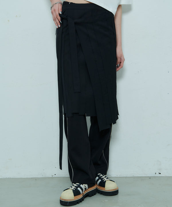 AIVER Atelier Made　高密度ギャバクラストラップスカート　MADE IN JAPAN
