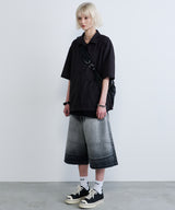 AIVER　ドットメッシュナイトカモ S/S シャツ