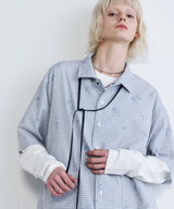 AIVER　ドットメッシュナイトカモ S/S シャツ