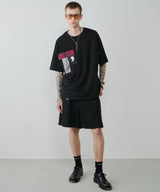 AIVER　カットオフパッチS/S TEE