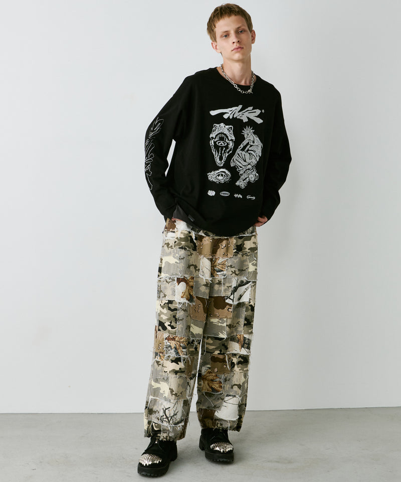 Johann×AIVER　刺繡L/S TEE
