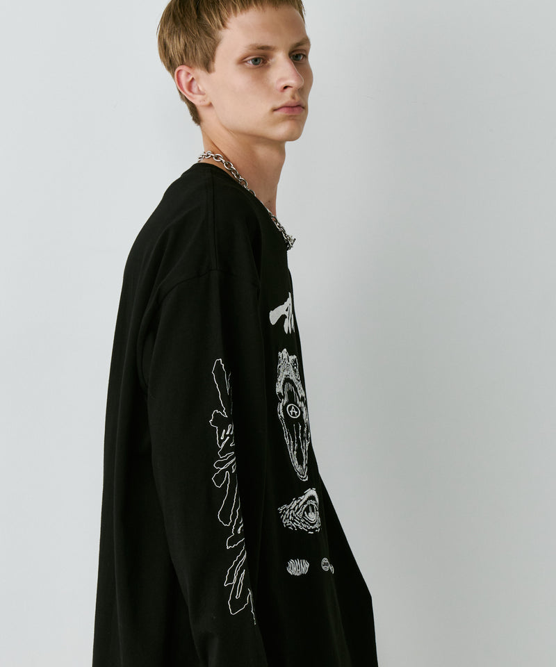 Johann×AIVER　刺繡L/S TEE