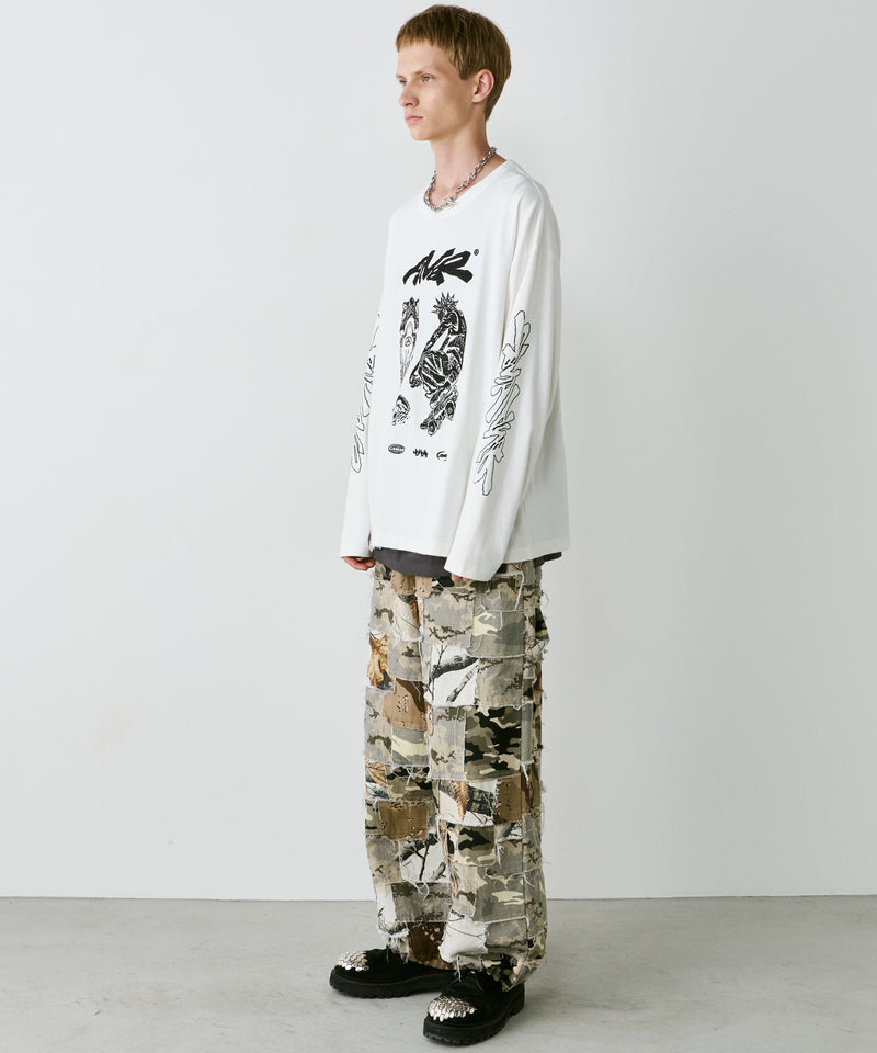 Johann×AIVER　刺繡L/S TEE