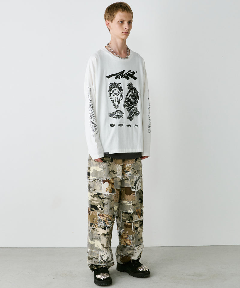 Johann×AIVER　刺繡L/S TEE