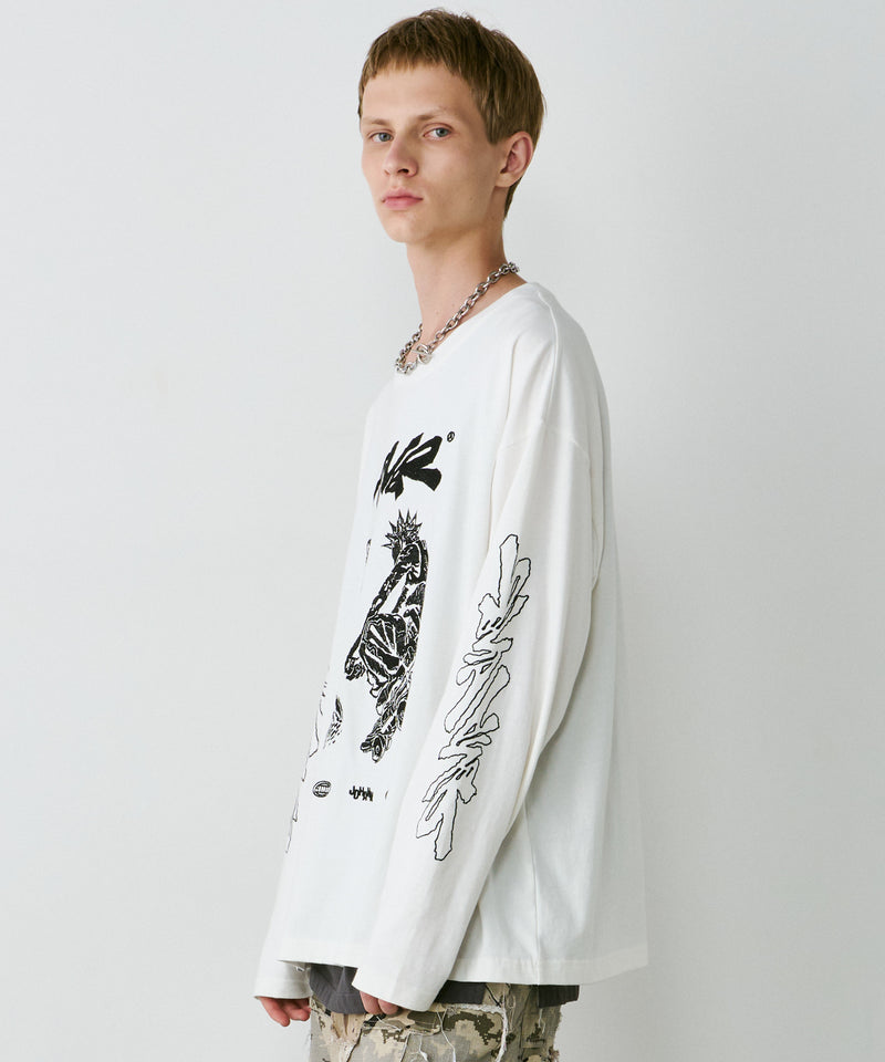 Johann×AIVER　刺繡L/S TEE