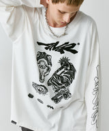 Johann×AIVER　刺繡L/S TEE