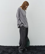 AIVER　ヘビーワッフルヘンリーネックL/S TEE