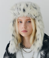 【予約】AIVER Atelier Made　ミックスファーフライトキャップ