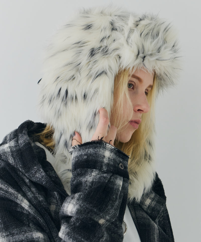 【予約】AIVER Atelier Made　ミックスファーフライトキャップ