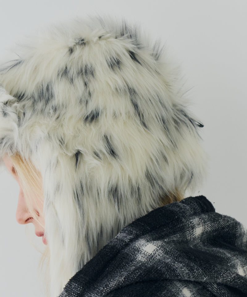 【予約】AIVER Atelier Made　ミックスファーフライトキャップ