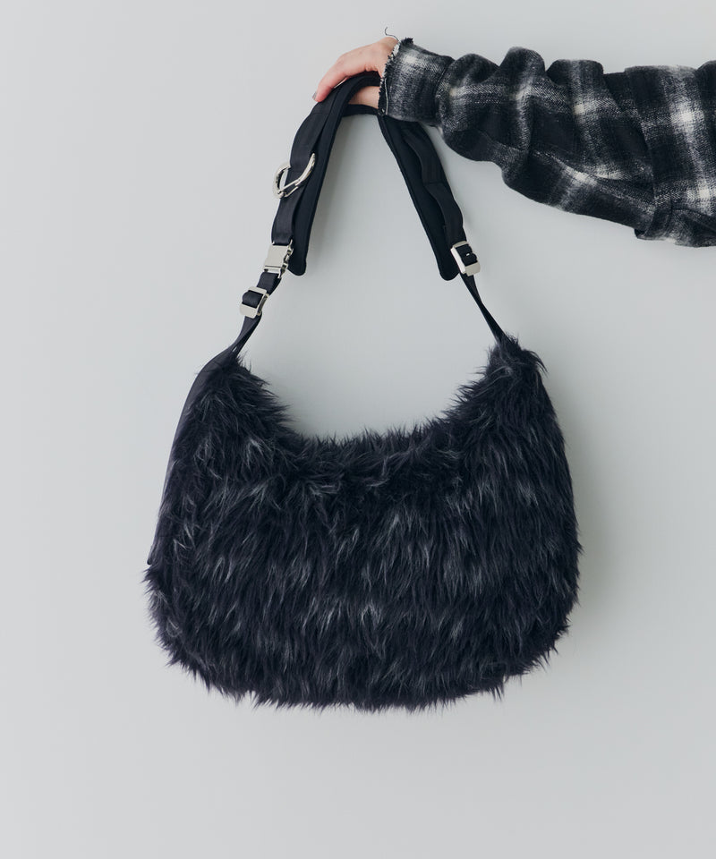 【予約】AIVER Atelier Made　ミックスファーショルダーバッグ