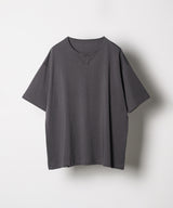 【予約】AFF AIVER　16/-ウォッシュ天竺スキッパーS/S TEE