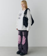 AIVER　レックス刺繍L/S TEE