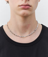 AFF AIVER　　天然石カットビーズネックレス　MADE IN JAPAN