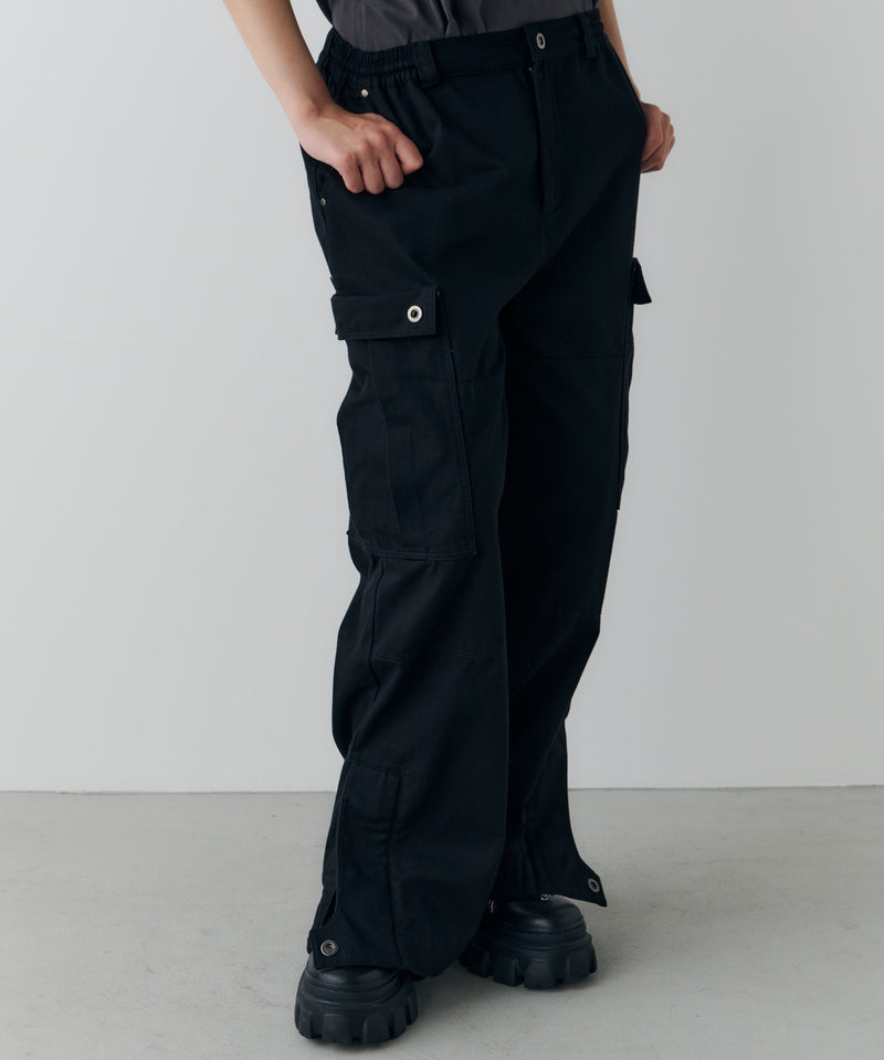 AFF AIVER　バイオウォッシュダブルニーカーゴパンツ