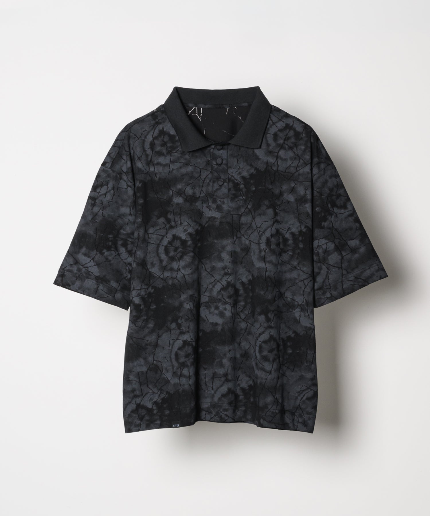 【予約】AIVER　オパール加工シアー天竺ポロ