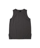 AFF AIVER　20/-シルケット天竺サイドスリットロングタンクトップ