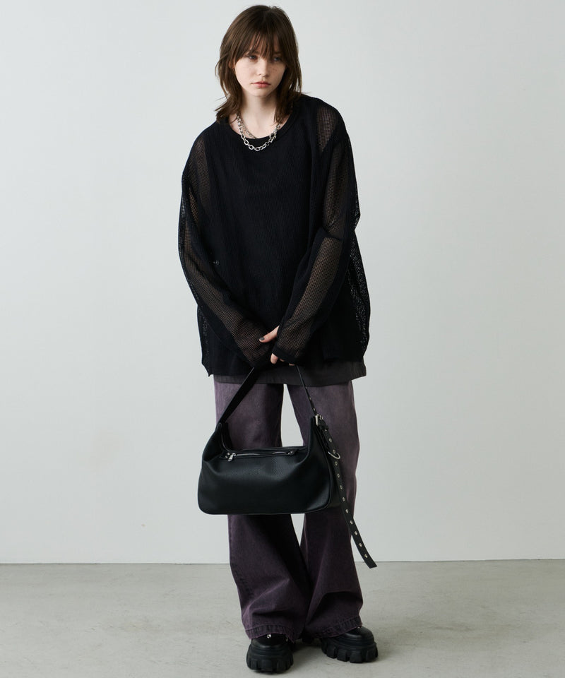 【予約】AFF AIVER　カットオフメッシュプルオーバー