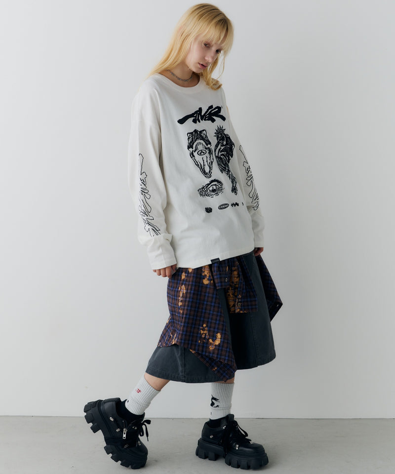 Johann×AIVER　刺繡L/S TEE