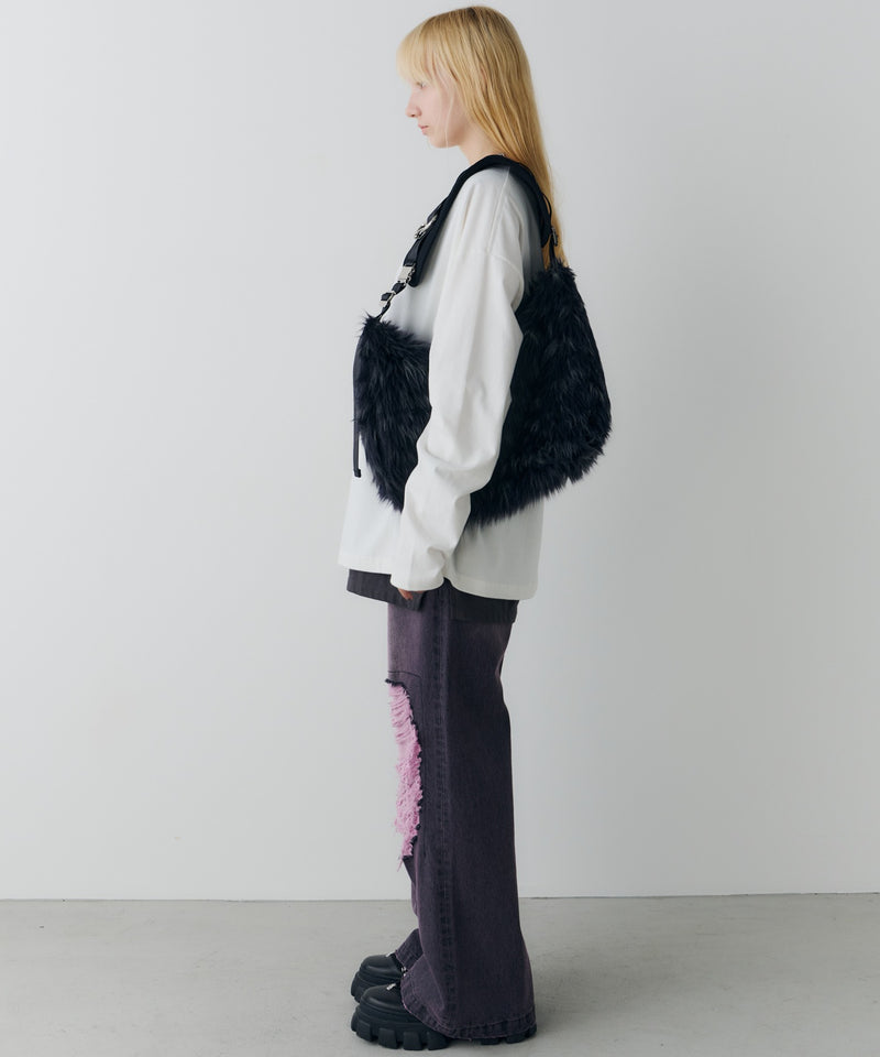 AIVER　レックス刺繍L/S TEE