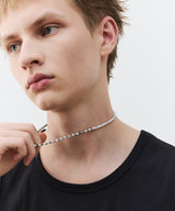 AFF AIVER　　天然石カットビーズネックレス　MADE IN JAPAN