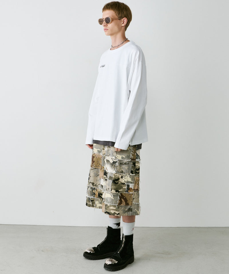 【予約】AIVER　30/2ウォッシュ天竺フットボールL/S TEE