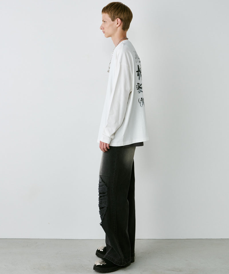 【予約】AIVER　エラープリントL/S TEE