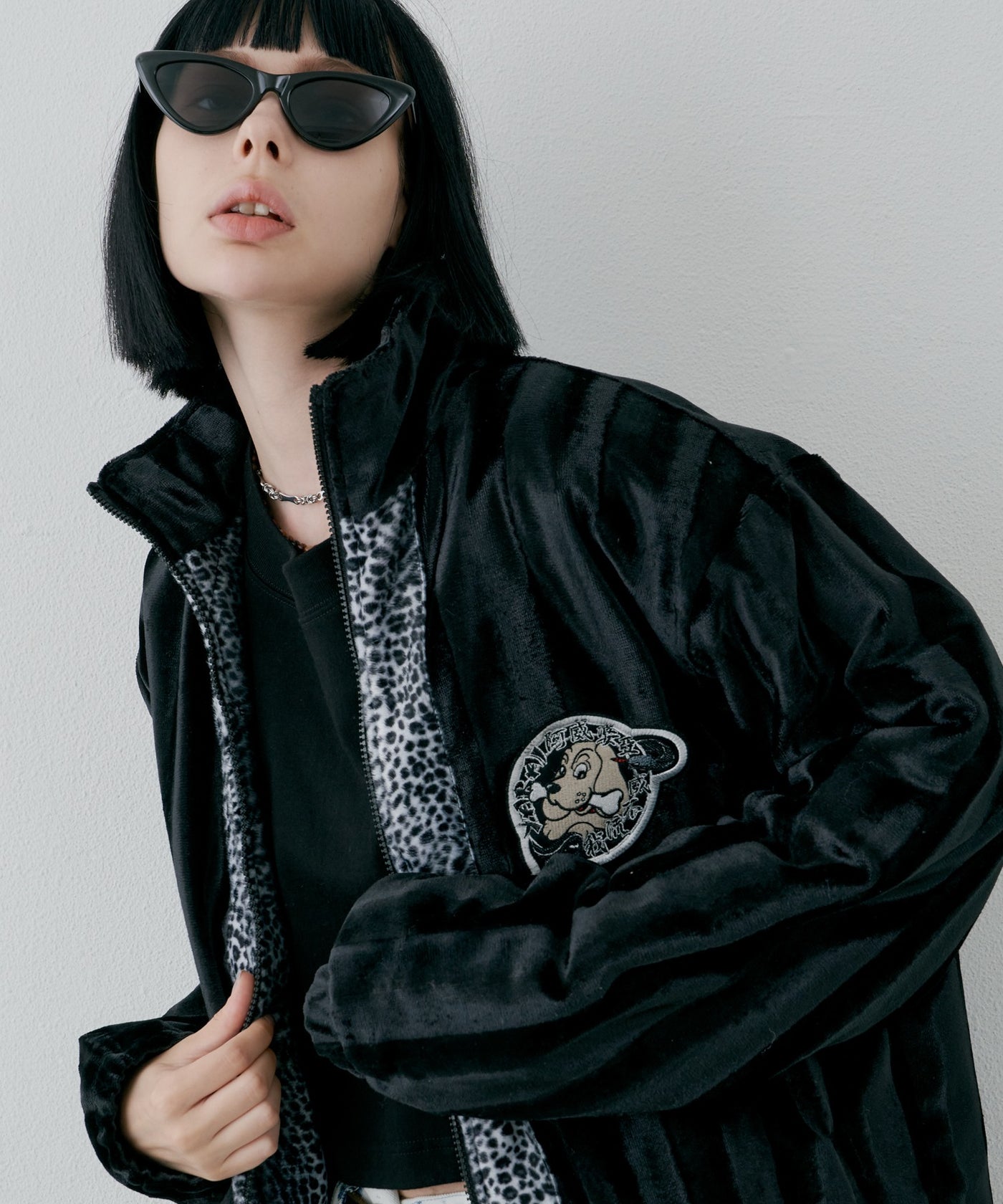 【最終価格】美品OLDGALFY×AIVER YABAI阿威婆亜ベルボアブルゾン OLDGALFY×AIVER YABAI阿威婆亜ベルボアブルゾン