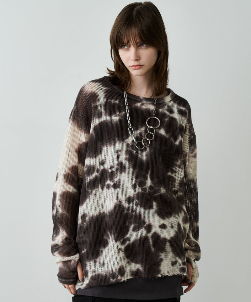 【予約】AFF AIVER　カットオフメッシュプルオーバー