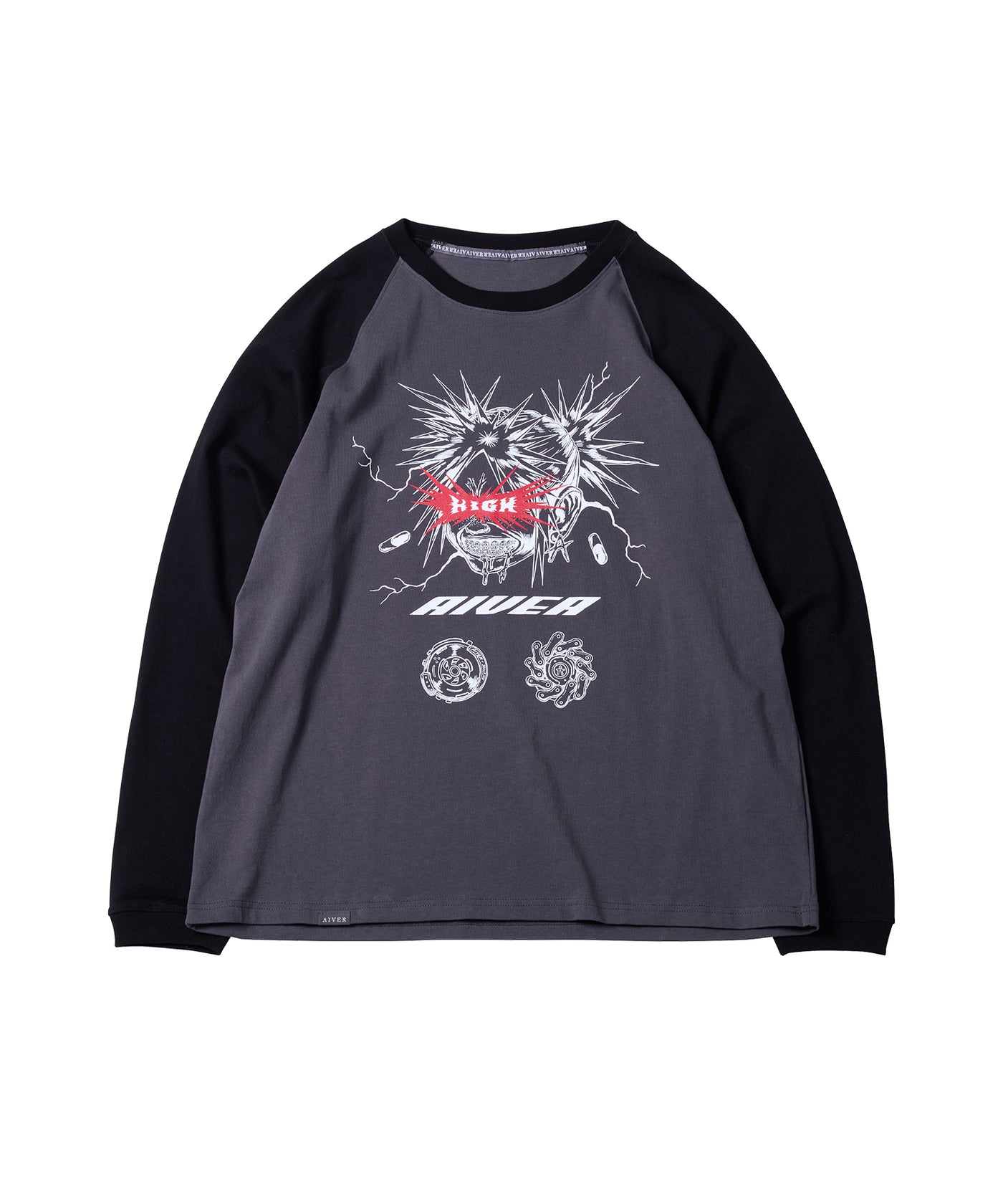 Johann×AIVER GIRLラグランロンTEE