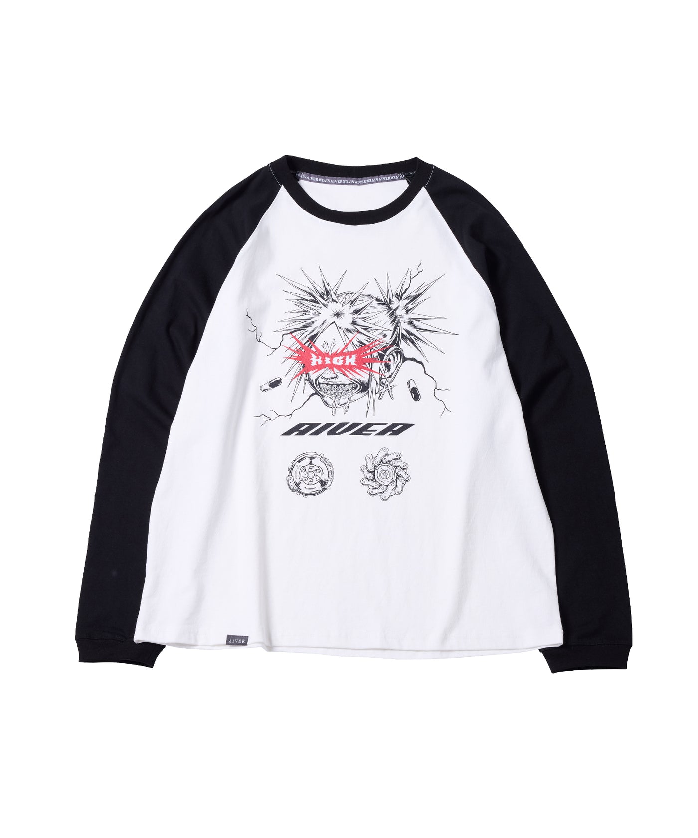 Johann×AIVER GIRLラグランロンTEE