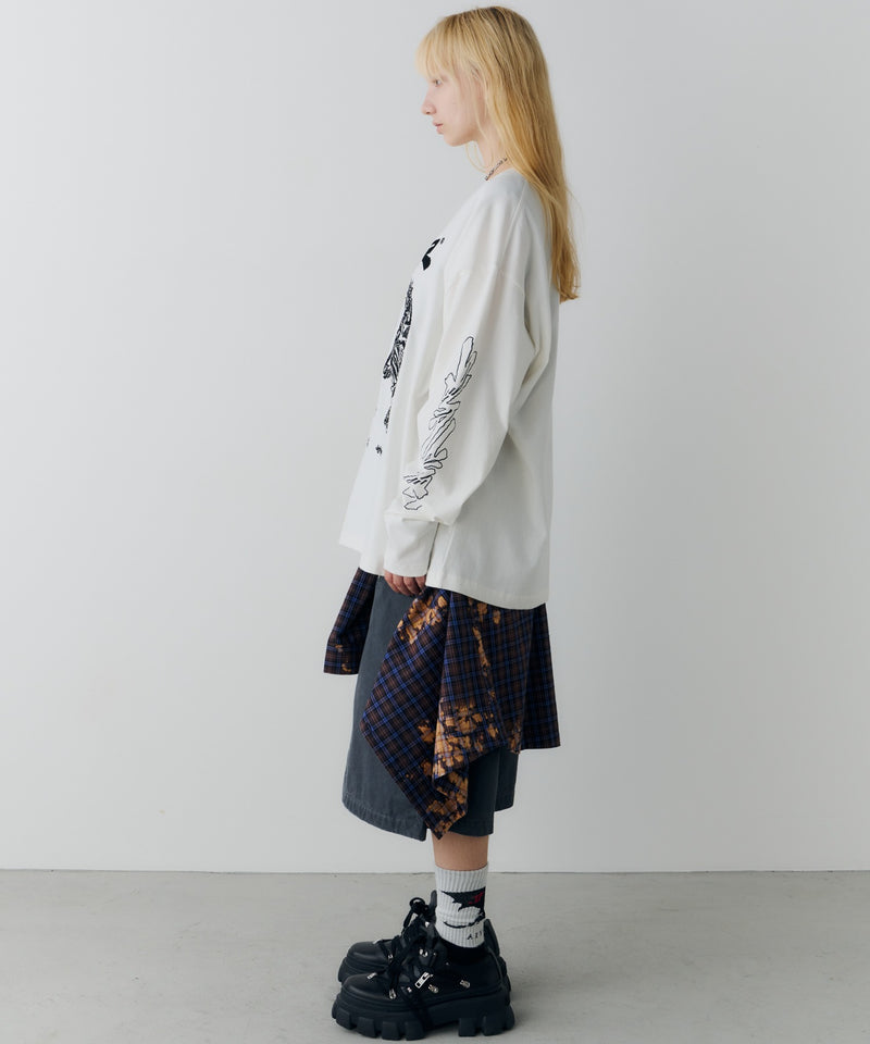 Johann×AIVER　刺繡L/S TEE