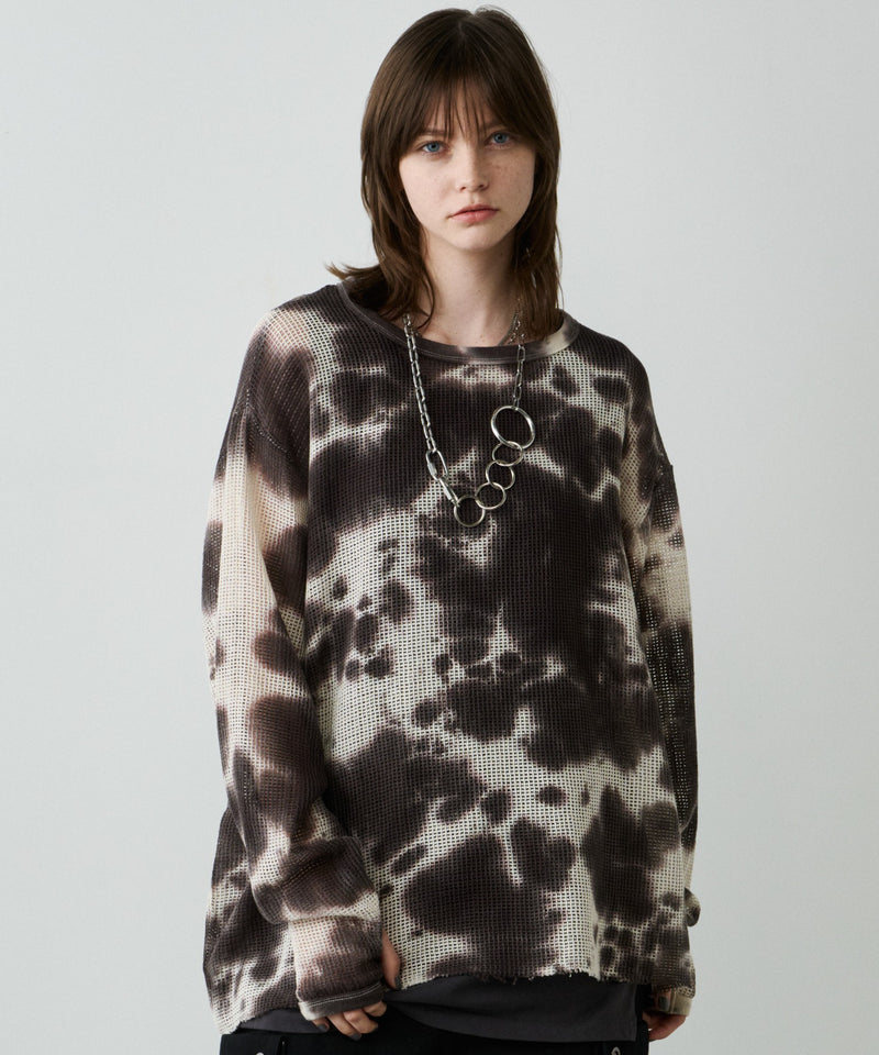 【予約】AFF AIVER　カットオフメッシュプルオーバー