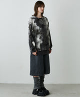 【予約】AFF AIVER　ムラ染めニットL/S TEE