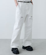 AIVER　ボンテージデニムベイカーパンツ