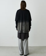 AFF AIVER　グラデーションブリーチレイヤードロンTEE