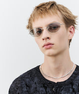 AFF AIVER　　天然石カットビーズネックレス　MADE IN JAPAN