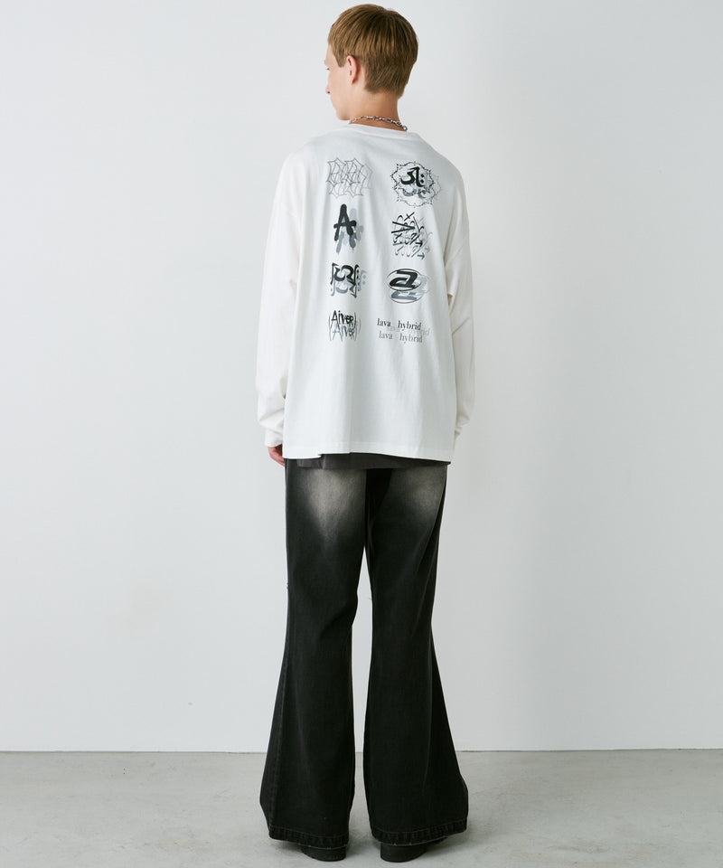 【予約】AIVER　エラープリントL/S TEE