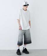 【予約】AFF AIVER　16/-ウォッシュ天竺スキッパーS/S TEE