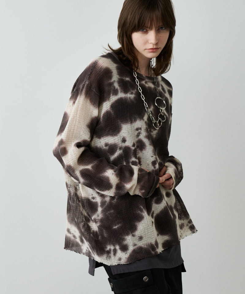 【予約】AFF AIVER　カットオフメッシュプルオーバー