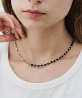 AFF AIVER　　天然石カットビーズネックレス　MADE IN JAPAN