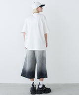 【予約】AFF AIVER　16/-ウォッシュ天竺スキッパーS/S TEE