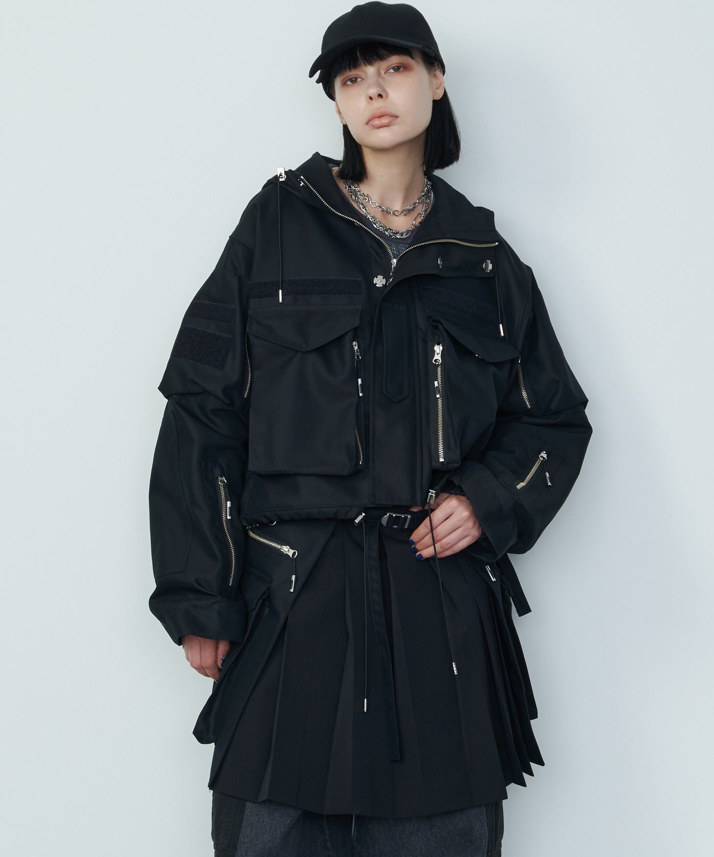 AIVER Atelier Made プリーツレイヤードスカート MADE IN JAPAN