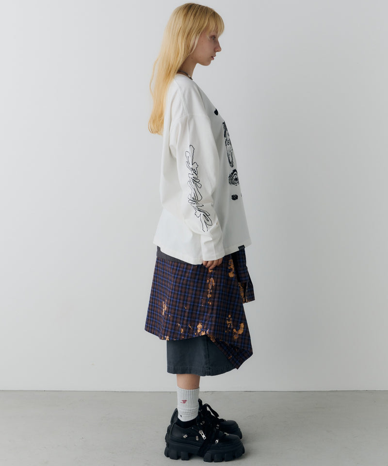 Johann×AIVER　刺繡L/S TEE