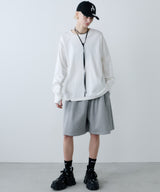 【ONLINE STORE先行予約】AFF AIVER　16/-ウォッシュ天竺ワイドスリーブL/S TEE